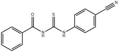 1-BENZOYL-3-(4-CYANOPHENYL)THIOUREA Struktur