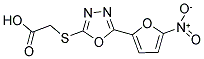 2-[(5-(5-NITRO-2-FURYL)-1,3,4-OXADIAZOL-2-YL)THIO]ACETIC ACID Struktur