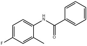 N-(4-FLUORO-2-METHYLPHENYL)BENZENECARBOXAMIDE Struktur