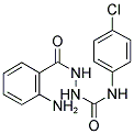 1-(2-AMINOBENZOYL)-4-(4-CHLOROPHENYL)SEMICARBAZIDE Struktur