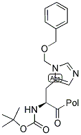 BOC-HIS(BOM)-MBHA RESIN Struktur