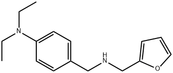 DIETHYL-(4-([(FURAN-2-YLMETHYL)-AMINO]-METHYL)-PHENYL)-AMINE Struktur