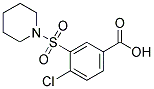 4-CHLORO-3-(PIPERIDIN-1-YLSULFONYL)BENZOIC ACID Struktur