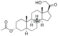 5-ALPHA-PREGNAN-3-ALPHA, 21-DIOL-20-ONE 3-ACETATE Struktur