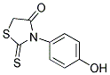 3-(4-HYDROXYPHENYL)-2-THIOXO-1,3-THIAZOLIDIN-4-ONE Struktur