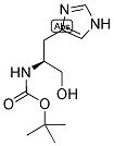 BOC-(R)-2-AMINO-3-(4-IMIDAZOLYL)PROPANOL Struktur