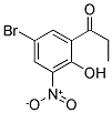 1-(5-BROMO-2-HYDROXY-3-NITROPHENYL)PROPAN-1-ONE Struktur