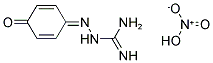 2-(4-OXOCYCLOHEXA-2,5-DIEN-1-YLIDENE)HYDRAZINECARBOXIMIDAMIDE NITRATE Struktur