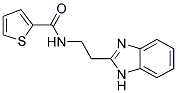 N-[2-(1H-BENZIMIDAZOL-2-YL)ETHYL]THIOPHENE-2-CARBOXAMIDE Struktur