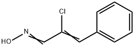 2-CHLORO-3-PHENYLACRYLALDEHYDE OXIME Struktur