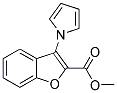 METHYL 3-(1H-PYRROL-1-YL)-1-BENZOFURAN-2-CARBOXYLATE Struktur