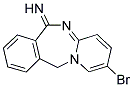 2-BROMO-11H-BENZO[E]PYRIDO[1,2-A][1,3]DIAZEPIN-6-YLIDENEAMINE Struktur