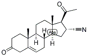 5-PREGNEN-16-ALPHA-CYANO-3,20-DIONE Struktur