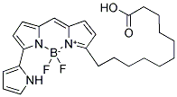 4,4-DIFLUORO-5-(2-PYRROLYL)-4-BORA-3A,4A-DIAZA-S-INDACENE-3-UNDECANOIC ACID Struktur