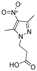 3-(3,5-DIMETHYL-4-NITRO-PYRAZOL-1-YL)-PROPIONIC ACID Struktur