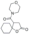 4-(MORPHOLIN-4-YLCARBONYL)-1-OXASPIRO[4.5]DECAN-2-ONE Struktur