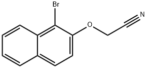 2-(1-BROMO-2-NAPHTHYLOXY)ETHANENITRILE Struktur