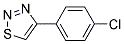4-(4-CHLOROPHENYL)-1,2,3-THIADIAZOLE Struktur