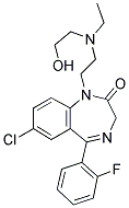 2-HYDROXYETHYLFLURAZEPAM Struktur