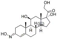 4-PREGNEN-11BETA,17ALPHA,21-TRIOL-3,20-DIONE 3-OXIME Struktur