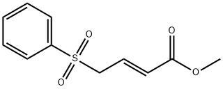 METHYL 4-(PHENYLSULFONYL)-2-BUTENOATE Struktur