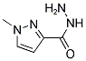 1-METHYL-1H-PYRAZOLE-3-CARBOXYLIC ACID HYDRAZIDE Struktur