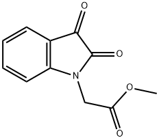 (2,3-DIOXO-2,3-DIHYDRO-INDOL-1-YL)-ACETIC ACID METHYL ESTER Struktur