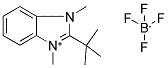 2-(TERT-BUTYL)-1,3-DIMETHYL-3H-BENZO[D]IMIDAZOL-1-IUM TETRAFLUOROBORATE Struktur