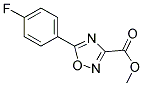 METHYL 5-(4-FLUOROPHENYL)-1,2,4-OXADIAZOLE-3-CARBOXYLATE Struktur