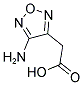 3-AMINO-4-(CARBOXYMETHYL)FURAZANE Struktur