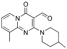 9-METHYL-2-(4-METHYLPIPERIDIN-1-YL)-4-OXO-4H-PYRIDO[1,2-A]PYRIMIDINE-3-CARBALDEHYDE Struktur