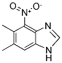 5,6-DIMETHYL-4-NITRO-1H-1,3-BENZIMIDAZOLE Struktur