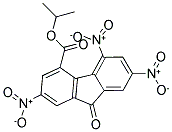 ISOPROPYL 2,5,7-TRINITRO-9-OXO-9H-4-FLUORENECARBOXYLATE Struktur