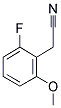 2-FLUORO-6-METHOXYPHENYLACETONITRILE Struktur