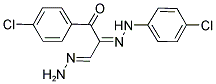 3-(4-CHLOROPHENYL)-2-[2-(4-CHLOROPHENYL)HYDRAZONO]-3-OXOPROPANAL HYDRAZONE Struktur