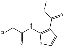 METHYL 2-[(2-CHLOROACETYL)AMINO]THIOPHENE-3-CARBOXYLATE Struktur