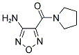 4-(PYRROLIDIN-1-YLCARBONYL)-1,2,5-OXADIAZOL-3-AMINE Struktur