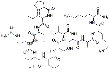 PLSRTLSVAAKK-NH2 Struktur