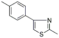 2-METHYL-4-(4-METHYLPHENYL)-1,3-THIAZOLE Struktur