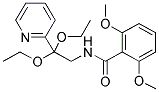 N-[2,2-DIETHOXY-2-(PYRIDIN-2-YL)ETHYL]-2,6-DIMETHOXYBENZAMIDE Struktur