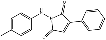 3-PHENYL-1-(4-TOLUIDINO)-1H-PYRROLE-2,5-DIONE Struktur