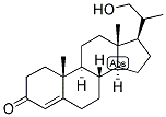 4-PREGNEN-20-HYDROXYMETHYL-3-ONE Struktur