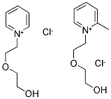 N-HYDROXYETHOXYETHYL-PYRIDINIUM CHLORIDE + N-HYDROXYETHOXYETHYL-PICOLINIUM CHLORIDE Struktur