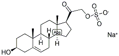 21-HYDROXYPREGNENOLONE 21-SODIUM SULPHATE Struktur