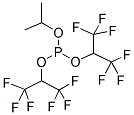 BIS(1,1,1,3,3,3-HEXAFLUORO-2-PROPYL)-2-PROPYLPHOSPHITE Struktur