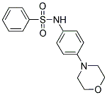 N-(4-MORPHOLINOPHENYL)BENZENESULFONAMIDE Struktur