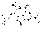 N4-METHYL-2,5,7-TRINITRO-9-OXO-9H-4-FLUORENECARBOXAMIDE Struktur