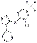 3-CHLORO-2-[(1-PHENYL-1H-IMIDAZOL-2-YL)SULFANYL]-5-(TRIFLUOROMETHYL)PYRIDINE Struktur