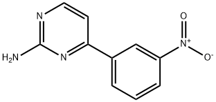 2-AMINO-4-(3-NITROPHENYL)PYRIMIDINE Struktur