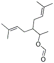 FORMIC ACID 1,5-DIMETHYL-2-(3-METHYL-BUT-2-ENYL)-HEX-4-ENYL ESTER Struktur